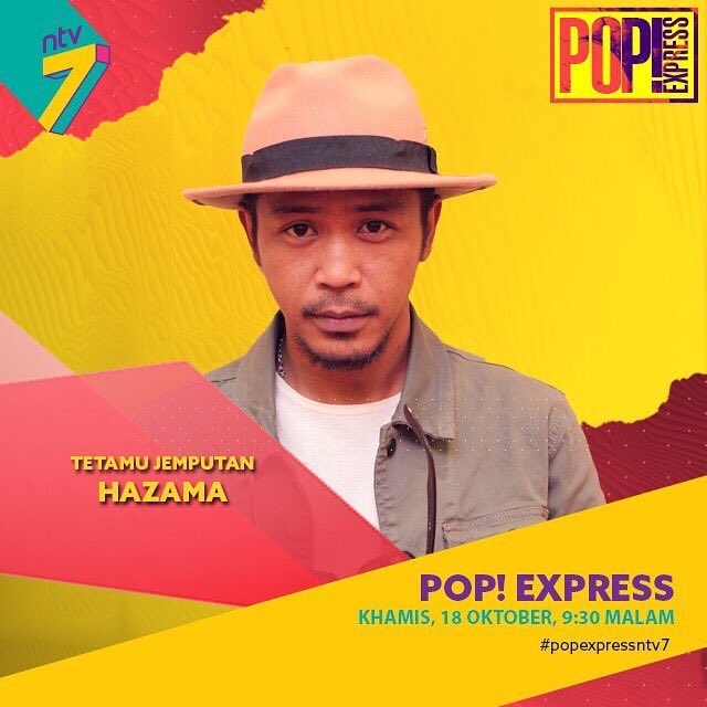 rocketfuelent's tweet photo. Malam ini , @mrhazama1 akan kongsikan bersama @aaronalfateh dan @shalmaainaa tentang lagu terbaru beliau βTunggu Aku Datangβ di @poptvexpressntv7 .
#rocketfuelenet #hazama
#popexpressntv7
#TungguAkuDatang https://t.co/C2IdrGbir4