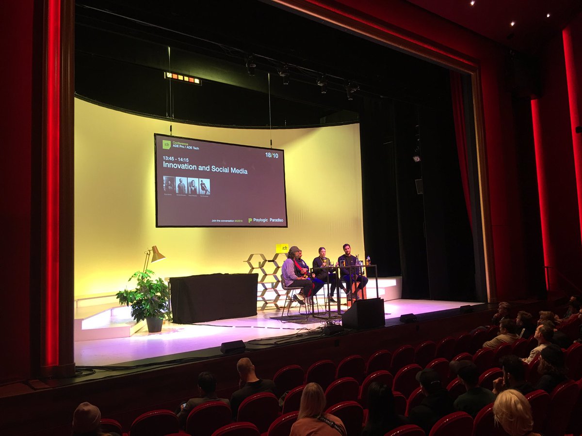 FluxBpmOnline's tweet photo. #ADE18 @ADE_NL #ADETech #Innovation and #SocialMedia @1mixradio Awesome tips &amp; tricks to utilize algorithms and get more promotion for your artists! @Paylogic https://t.co/06Pt2MeebM