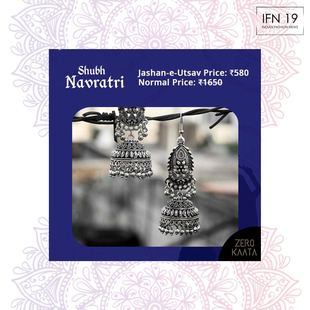 ifn_19's tweet photo. 🎊 Perfect Your Navratri Looks With This Beautiful Earring🎊
.
.
This Festive Season Lets Celebrate " INDIA'S BIGGEST JEWELLERY UTSAV " With @zerokaata
.
For Jashan e Utsav Offers Visit https://t.co/WocOqOHPcG
.
#JashanEUtsav #IndiasBiggestJewelleryUtsav #Utsav #indianjewellery https://t.co/2WTrxwK6n0
