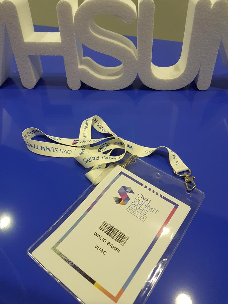 WalidBAHRI_'s tweet photo. @VUACfr a assisté aujourd'hui au 6ème #OVHSummit Paris 2018 Merci à @OVH @ovh_fr pour l'organisation très réussie et ce programme riche et innovant ! #Innovation #Startup #VUAC 🚀 https://t.co/YryxLu3iVy