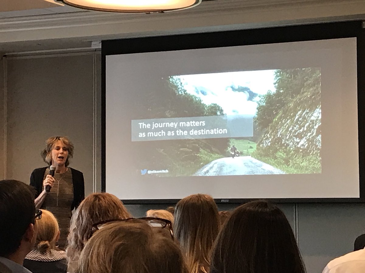 BurgstahlerK's tweet photo. Excited to hear from @elisemitch at this year’s #CMOroundtable! @arketi https://t.co/7tv3JqzAcp