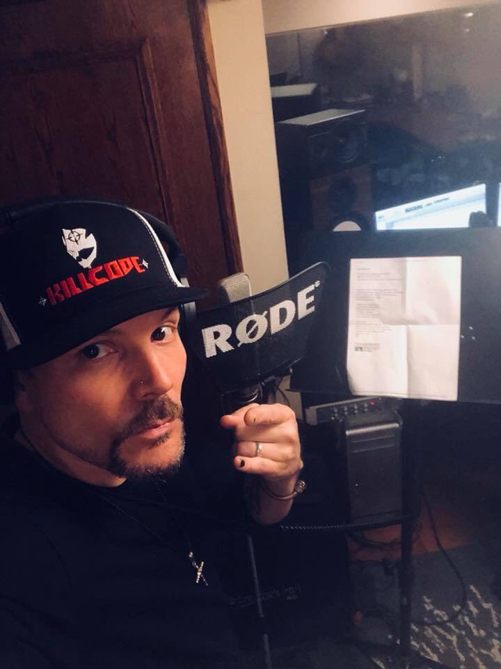 _KILLCODE_'s tweet image. In the :::KC::: lab recording vocals for “Lucky Elephant” with Dc Gonzalez! #spreadthecode #luckyelephant #killcode