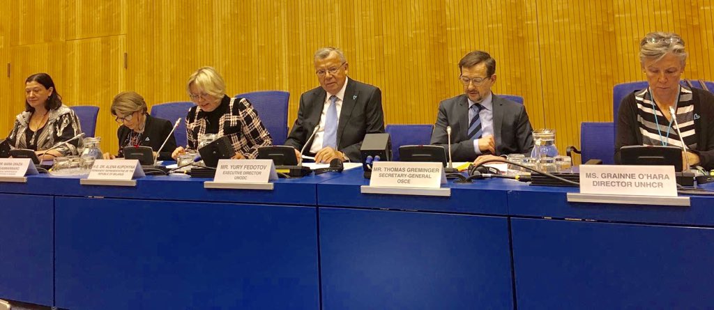 UNODC_OrgCrime's tweet photo. #COP9 High level event on strengthening partnerships 🤝 in combating #TIP: The role of #ICAT against #Trafficking_in_Persons has started! Watch this space for more updates #COP9 #ICAT #UNTOC @ICAT_News https://t.co/6abCrvyRzB