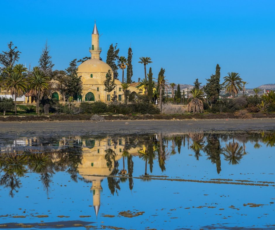 GoldenBayCyprus's tweet photo. Did you know that Hala Sultan Tekke Mosque is located in the center of a spectacular garden of Larnaca Salt Lake?

https://t.co/Jtx1bIC3Vj

#goldenbaybeachhotel #larnaca #cyprus #momuments https://t.co/GFPL7q6dDg