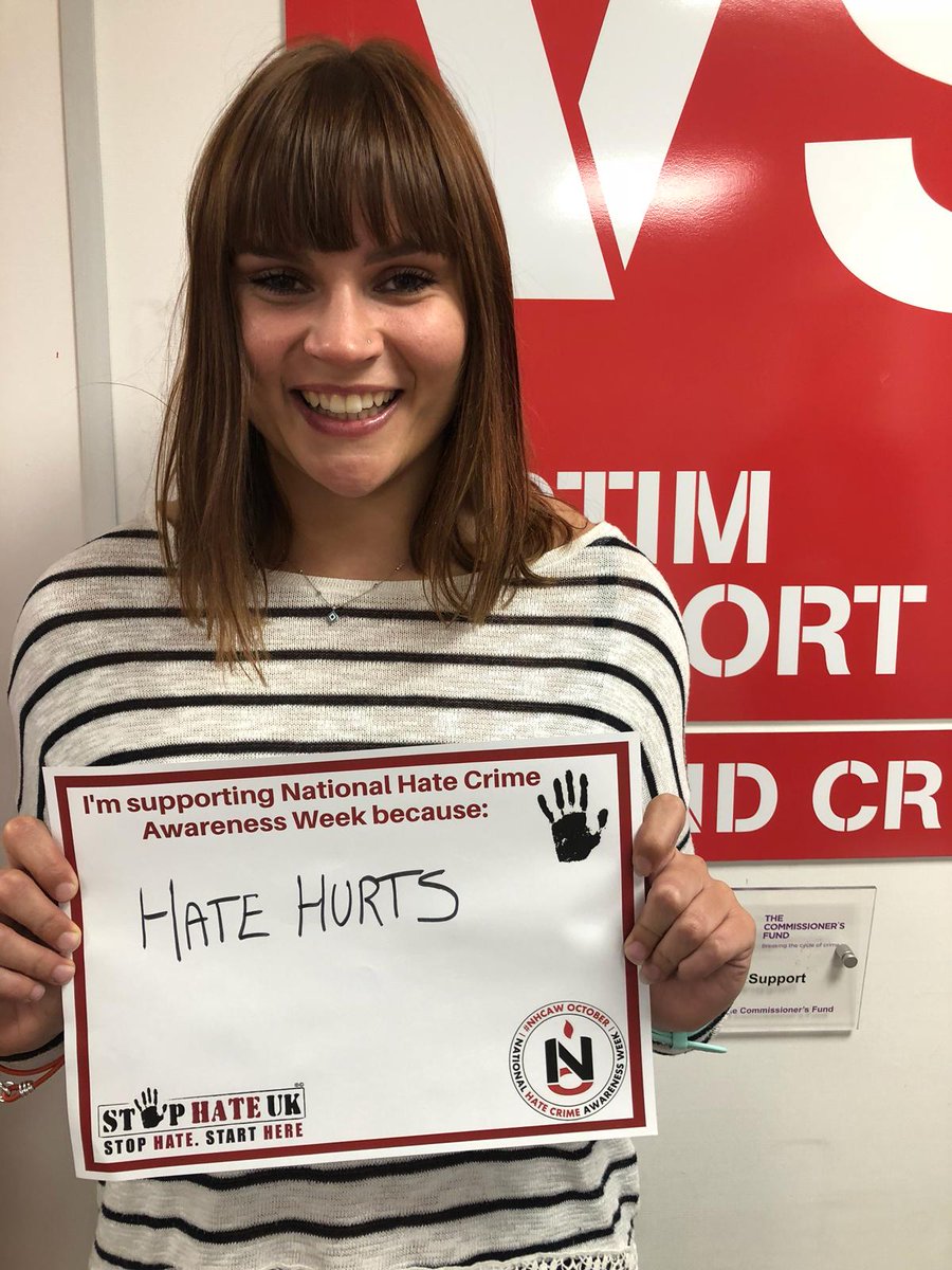 GlosHateCrime's tweet photo. Still more!! The @VS_Gloucest team have also pledged their commitment to #NHCAW2018 #BeyondHateCrime #WeStandTogether https://t.co/5V4bsbTVsI