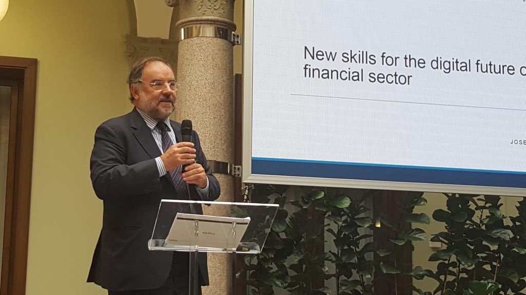 IEF_org's tweet photo. Our CEO @josepsoler_ief lecturing on “New skills for the digital future of the financial sector” on #EFFEBI conference #40anni with @_EBTN
@IEF_org @efpa_es https://t.co/WmzvOytL3Z