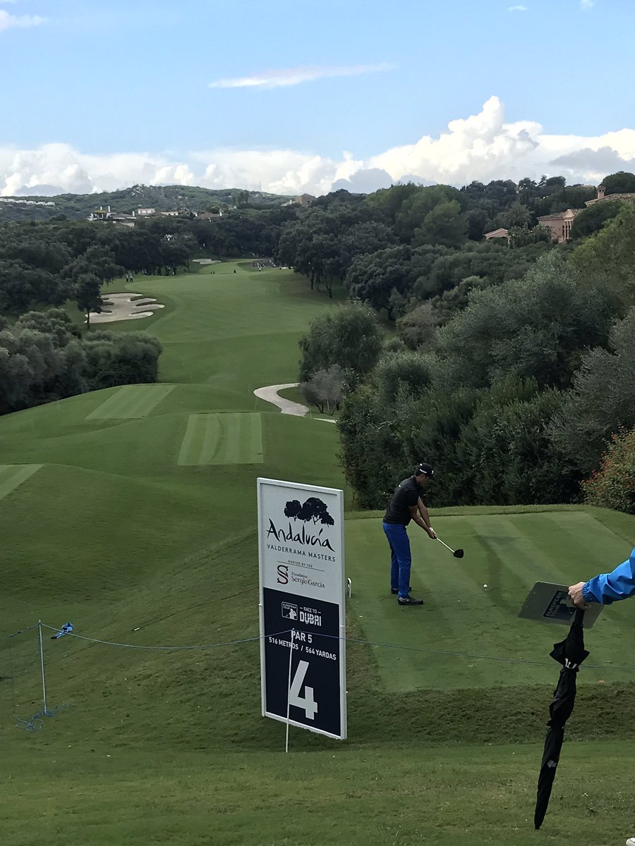 Great day today watching the golf at #vivevalderrama #AVM 🏌️‍♂️🌞👍