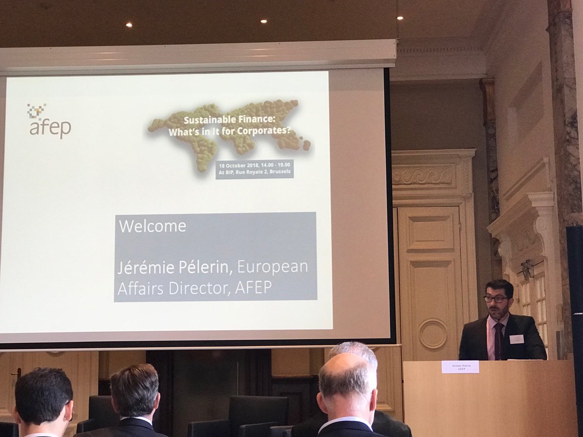 FBindelle's tweet photo. Are EU initiatives on #sustainablefinance helping to tackle climate change and improve sustainability? #afep #europeanissuers https://t.co/Vy2u5NYXuw