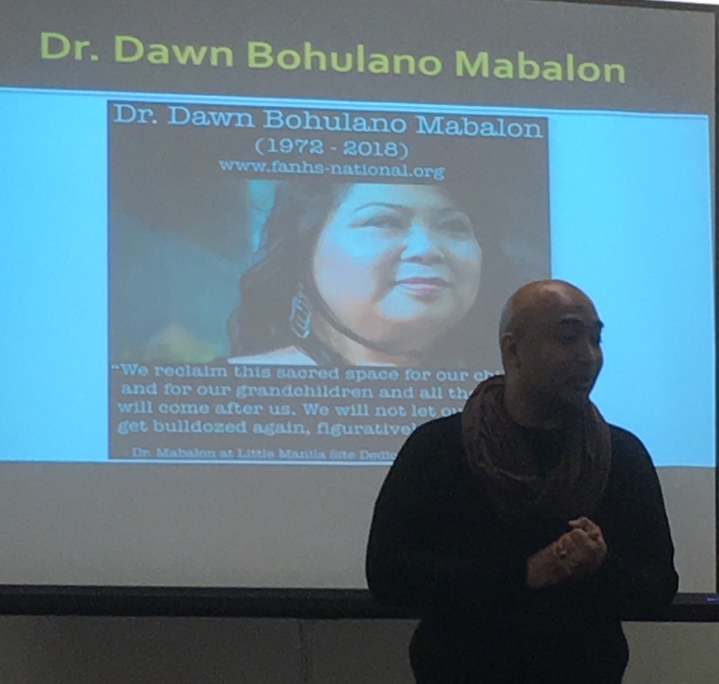 Whether you’re in Daly City, Queens, Dubai, Rome, or Stockton, it’s important we know where we all came from and the communities that pioneers built before us... - #DawnBohulanoMabalon #fahm #DawnMabalonIsInTheHeart shortened quote bc Twitter