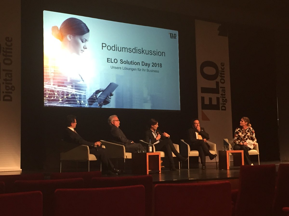 ELODigital_DE's tweet image. Weiter geht es mit der Podiumsdiskussion zur #DSGVO - eine erste Bilanz. Es verspricht, spannend zu werden.

#ELODigital #Digitalisierung #SolutionDay