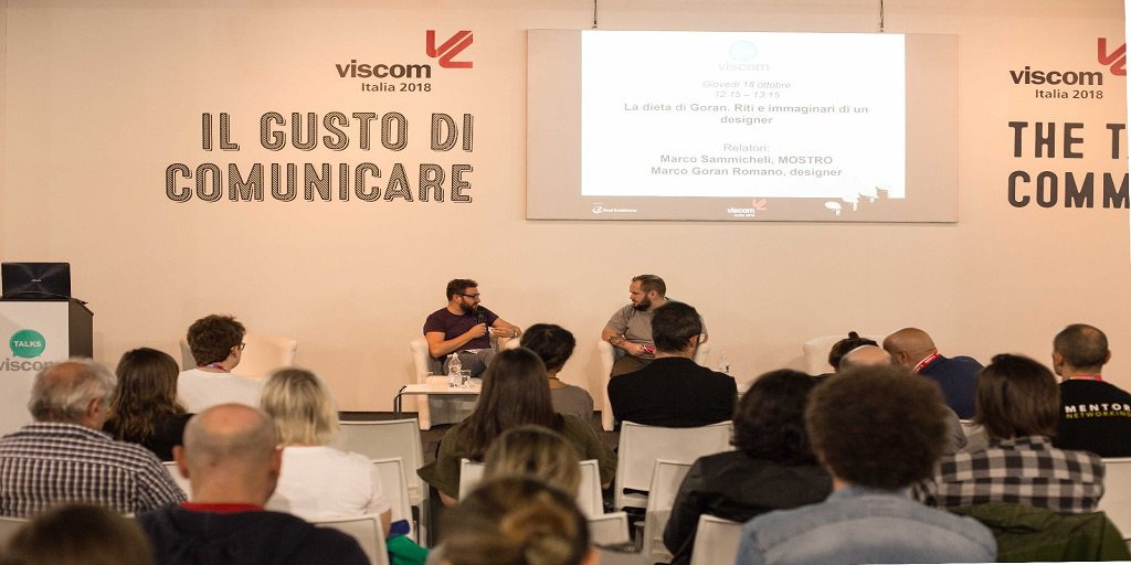 CanonProPrintIT's tweet photo. Siamo a #Viscom2018 insieme a Marco Goran Romano, trickster della grafica contemporanea per celebrare la mostra "Food Fiction"! #MostroMilano #Canon https://t.co/fO1J2HpV6I
