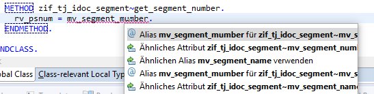 Timo_John's tweet image. Just discovered and used the first time the &quot;declare Alias&quot; #ADTQuickFix. Really Cool! I used a variable already declared in the interface. With the alias no &quot;~&quot; is needed.  Again speeds up the #abapdev and readability 
#ADT #useADTnotSE80 #ADTtips