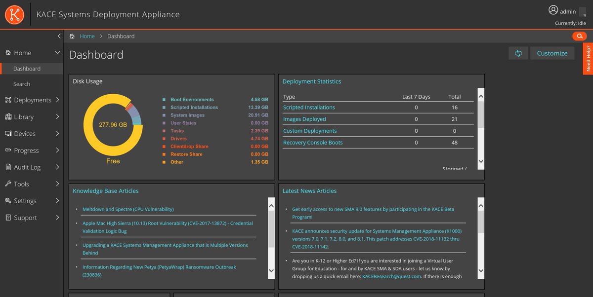 QuestExperts's tweet photo. KACE Kontinuing Education (KKE) Recording: What's New - SDA 6.0 - all about Maintenance Enhancements on the K2000 https://t.co/MoNfNTfbut #KACE #SDA #K2000 #iOS #Linux #Windows #FreBSD #Endpoint #ThursdayTips https://t.co/gmUgmw7nFS