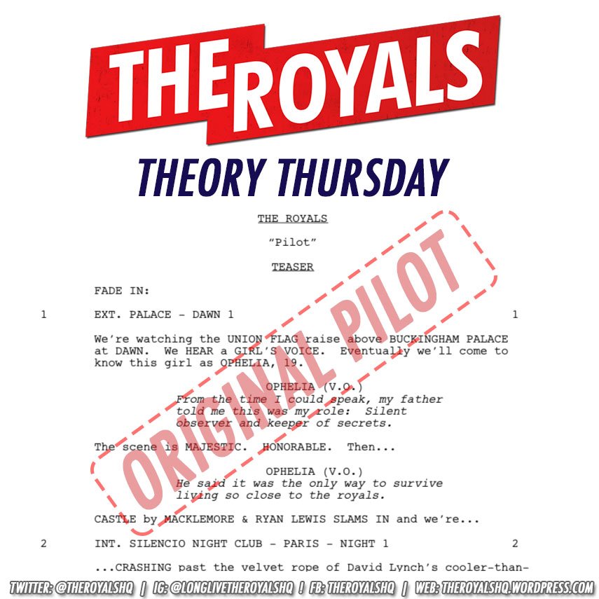 Roayl Script Save #TheRoyals HQ 👑 on Twitter: