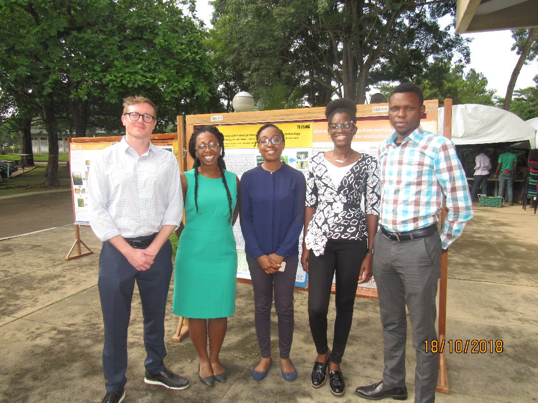 sahelconsulting's tweet photo. @sahelconsulting and @ContextNetwork #Team at the #YIIFSWA II demonstration open day on #seed #yam production potential and #business opportunities in the Temporary Immersion #Bioreactor and #Aeroponics System.
@IITA_CGIAR @IITAYOUTHAGRIP @IYA_Abuja #sahelconsulting #agriculture https://t.co/644DTWXDiB