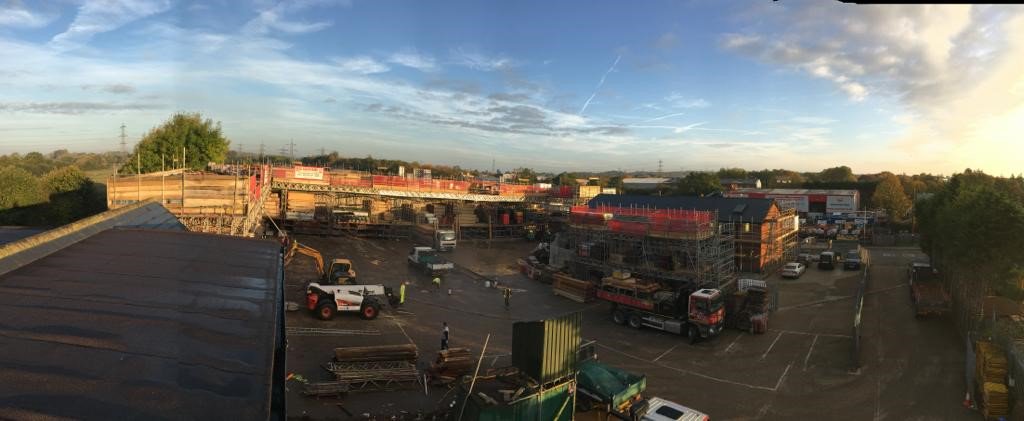 Yard expansion nearly complete.