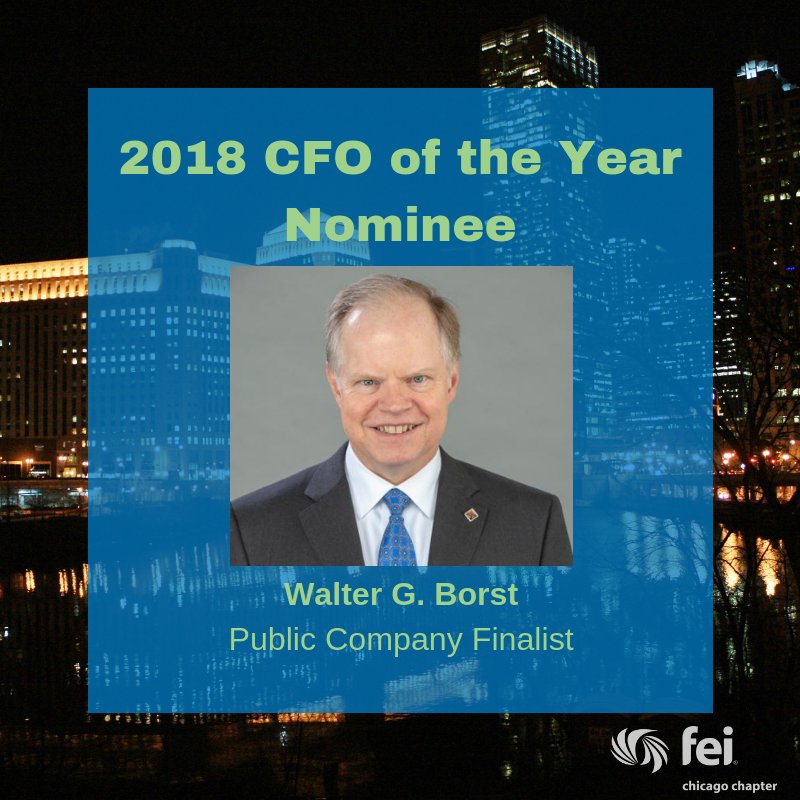 FEIChicago's tweet image. We are excited to announce the nominees for the 2018 CFO of the Year Awards!

Today's nominee is Walter G. Borst, EVP and CFO at Navistar International Corporation. Walter is a finalist for the Public Company CFO Award.

Learn more about Mr. Borst: ecs.page.link/4v4S