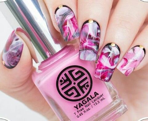 Pastel Pink Marble Nail Design | Gallery posted by Felyn Tan | Lemon8