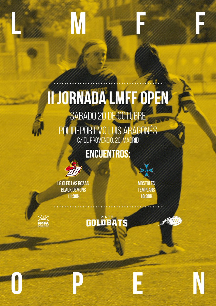 Segunda jornada de flag #flag #Pinto #PINTO #Goldbats