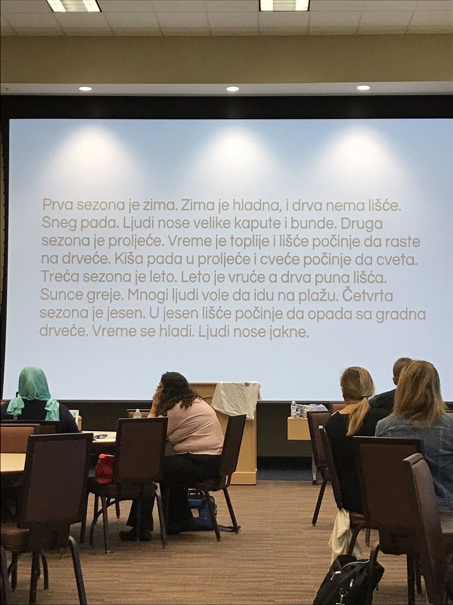nate_innovate's tweet photo. Which text would you prefer if you were learning Serbian? @ValentinaESL @MelOlivares3 @ashleigh_nunley Comprehensible input w scaffolding and visuals are key! https://t.co/kLZTc1OFKT
