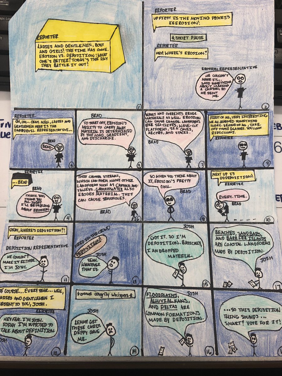csamber_WMS's tweet photo. Another amazing comic strip! Nice work Brianna👏🏽👏🏽👏🏽 https://t.co/NYfkUYdt2a