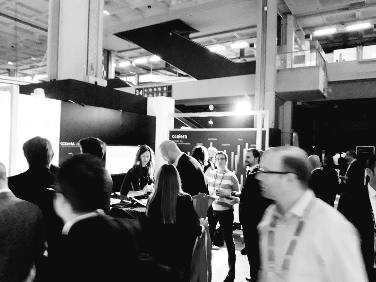 ccelerasrl's tweet photo. It's time to ccelebrate your goals at ccelera stand! Come to visit us!
#SAPNOW #2018 #ccelera #ccelebrateyourgoals https://t.co/2uPKU1g8FK