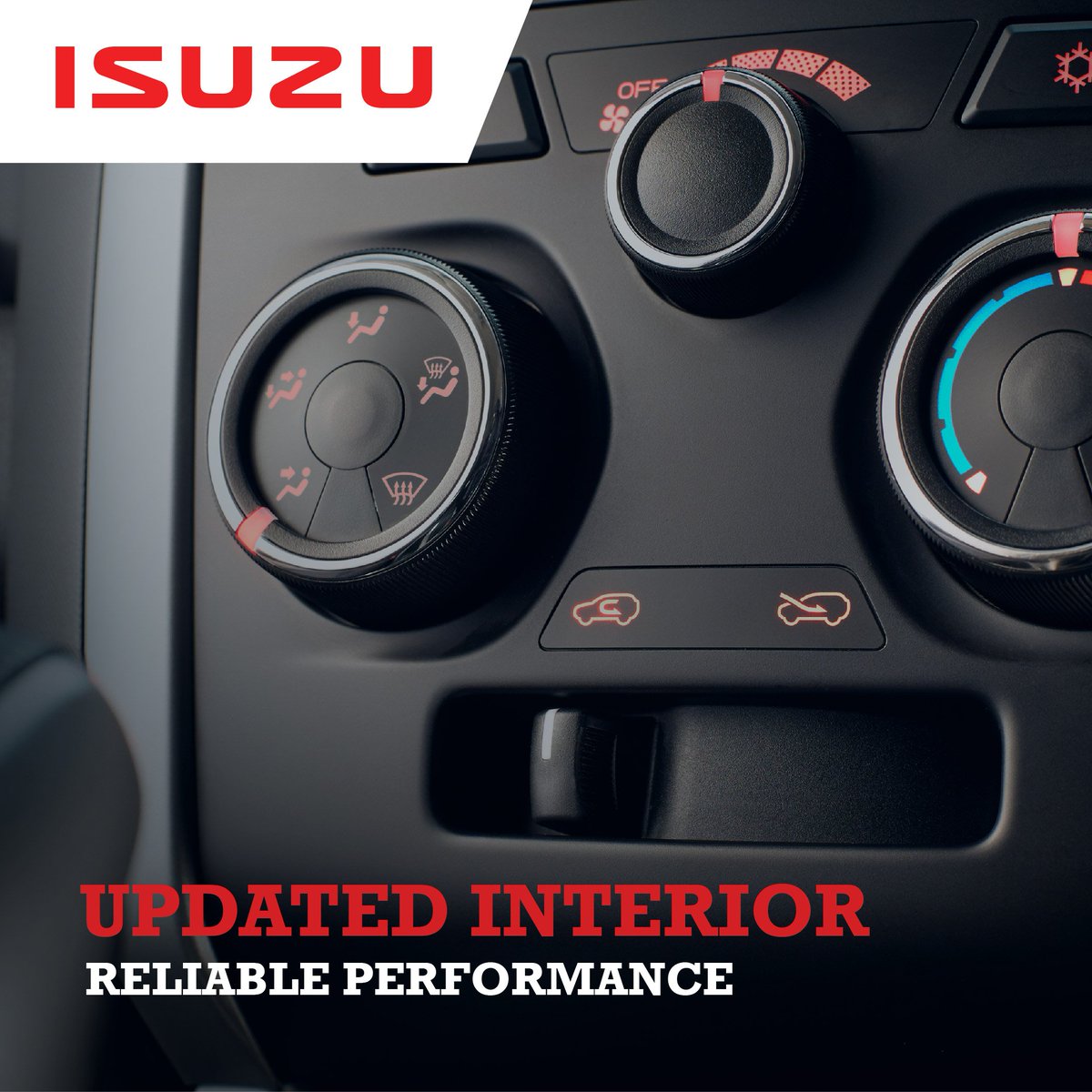 The interior in the new #DMax has been revamped.

With keyless entry, heated and electrically adjustable exterior mirrors, you have the best seat in the house.

Find out more - ow.ly/JQKx50joveu