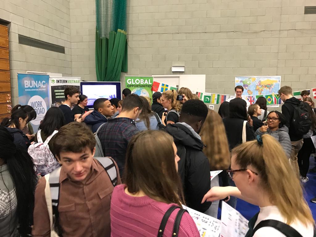 UEACareers's tweet photo. Woah we're half way there... just 2 hours left to come to the Recruitment and Opportunities Fair! Don't live on a prayer, come get prepared by speaking to some of the 100+ exhibitors at the Fair! #ROF2018 https://t.co/psJhMmIRdy