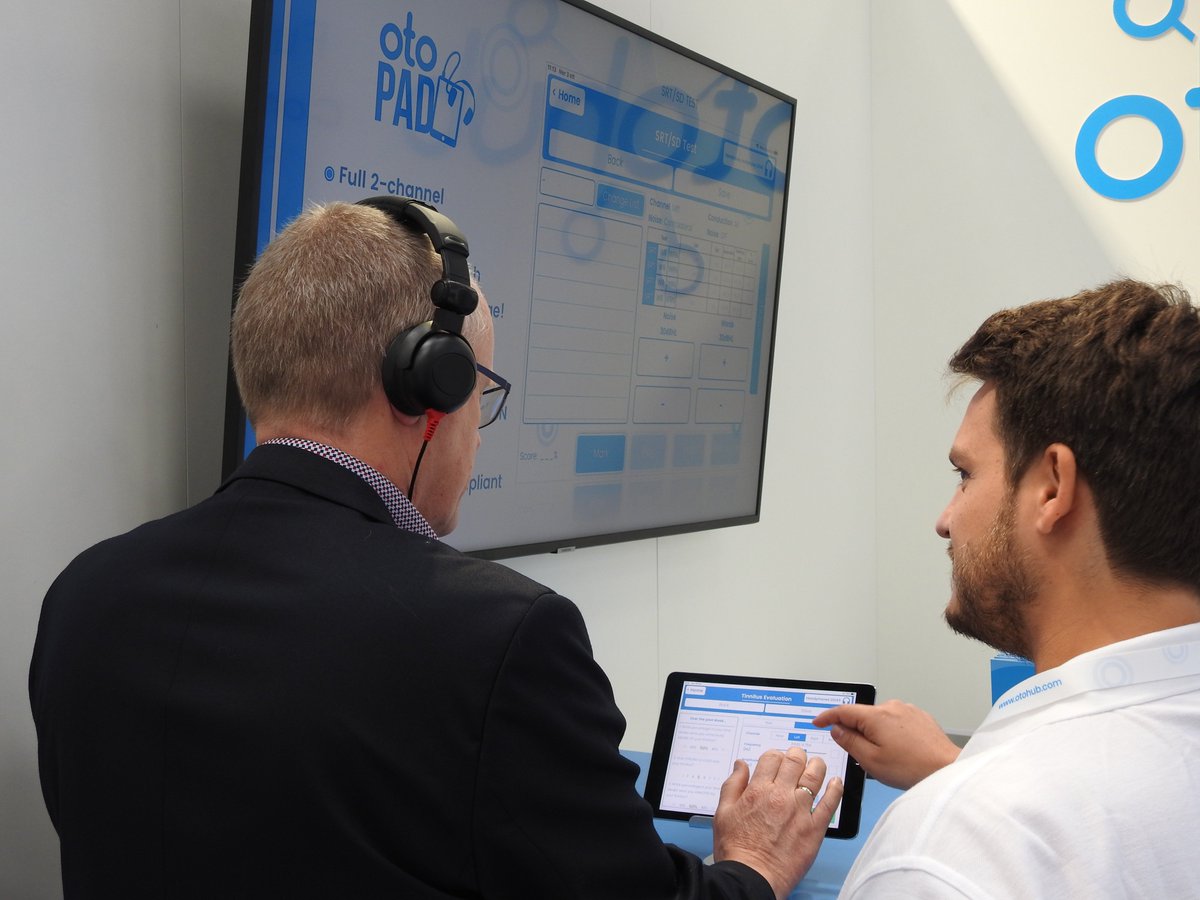 otohub's tweet photo. We have great conversations in our booth A26 at #EUHA18 in Hannover, the #Otohub team continues to give demonstrations of our products. Look what's going on!
#Otohub #AudiologyNow
https://t.co/Qcjgm8MAyi https://t.co/eekY6vsXkE
