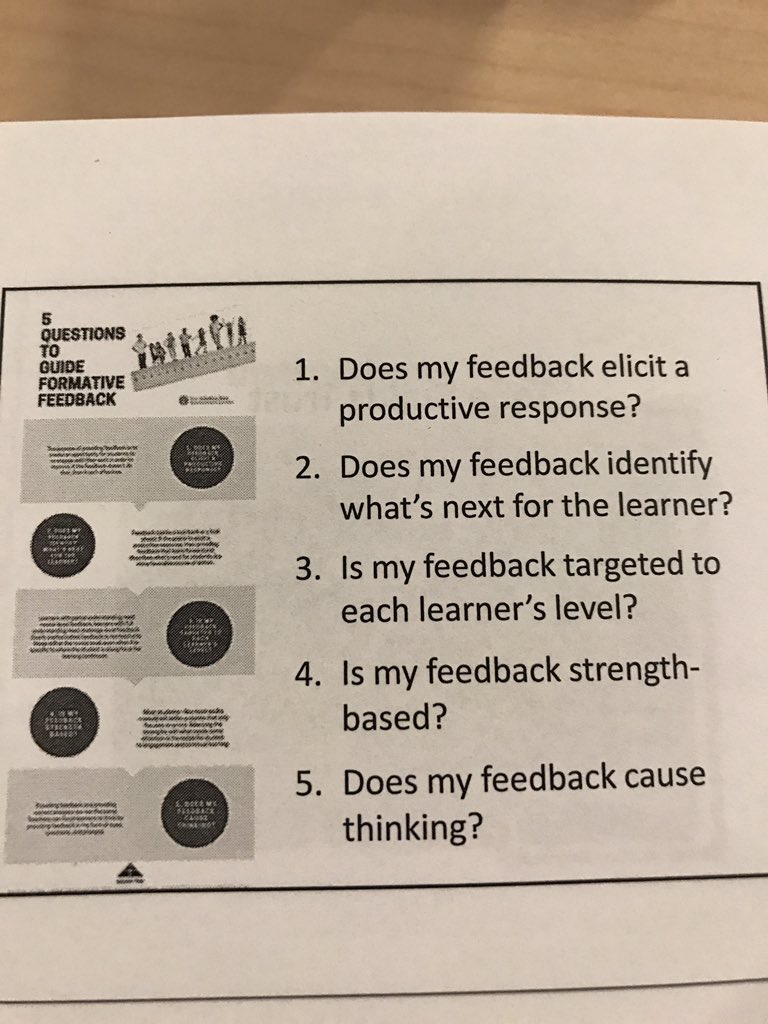 SKoers1's tweet image. #atassess Use feedback to give students language for their own learning. @NicoleVagle #sd79learn @rich_ready @denise_mansueti @gposey79