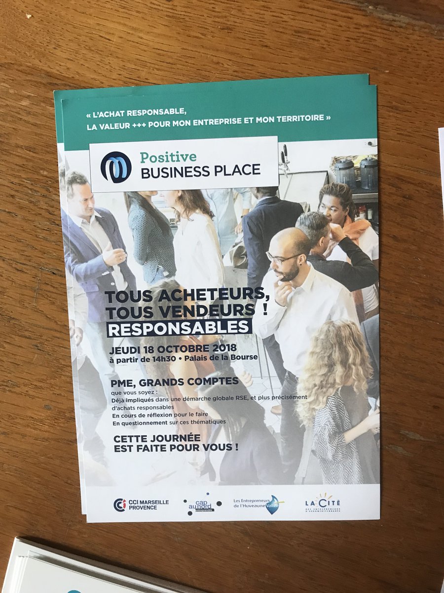 CCI_AMP's tweet photo. En direct de #PositiveBusinessPlace, une après-midi où les entreprises découvrent comment ils peuvent acheter et vendre autrement !
@RaniseFrancois #positivebusinessplace #metropolitainbusinessact @CiteEuromed @LEHV13 @CapAuNord https://t.co/HnTImtxR0S
