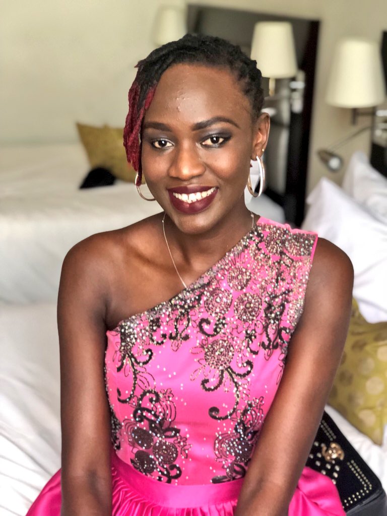 jukaliond's tweet photo. About last night at the African Leaders 4 Change Awards in Pretoria, South Africa. Dressed for all those super women fighting breast Cancer and those that have fought to the very end. Real warriors! #PinkOctober 💓 #ALCA2018 #Gambia #SouthAfrica #BreastCancerAwarenessMonth https://t.co/r5urKbPc5N