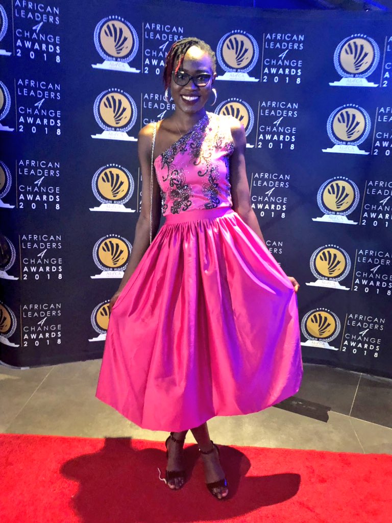 jukaliond's tweet photo. About last night at the African Leaders 4 Change Awards in Pretoria, South Africa. Dressed for all those super women fighting breast Cancer and those that have fought to the very end. Real warriors! #PinkOctober 💓 #ALCA2018 #Gambia #SouthAfrica #BreastCancerAwarenessMonth https://t.co/r5urKbPc5N