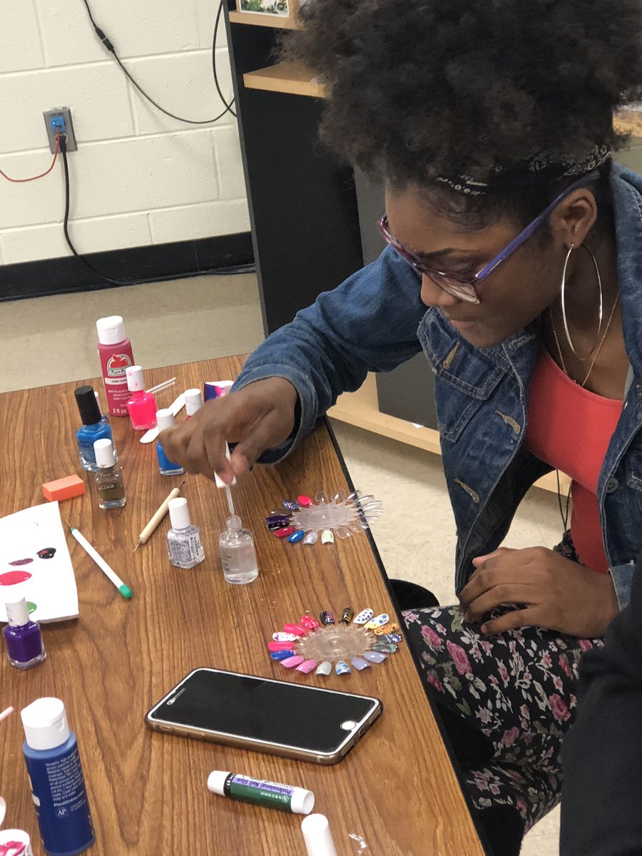 Color_Me_Crazee's tweet photo. Polishing and nail art. #BoldlyGoing #NewCTE https://t.co/ZeryPC6ykq