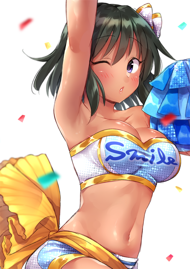 ナターリア(シンデレラガールズ) 「ナターリアちゃん公式でえちカワなチア衣装あるのですよ☺️ 」|虎んとのイラスト
