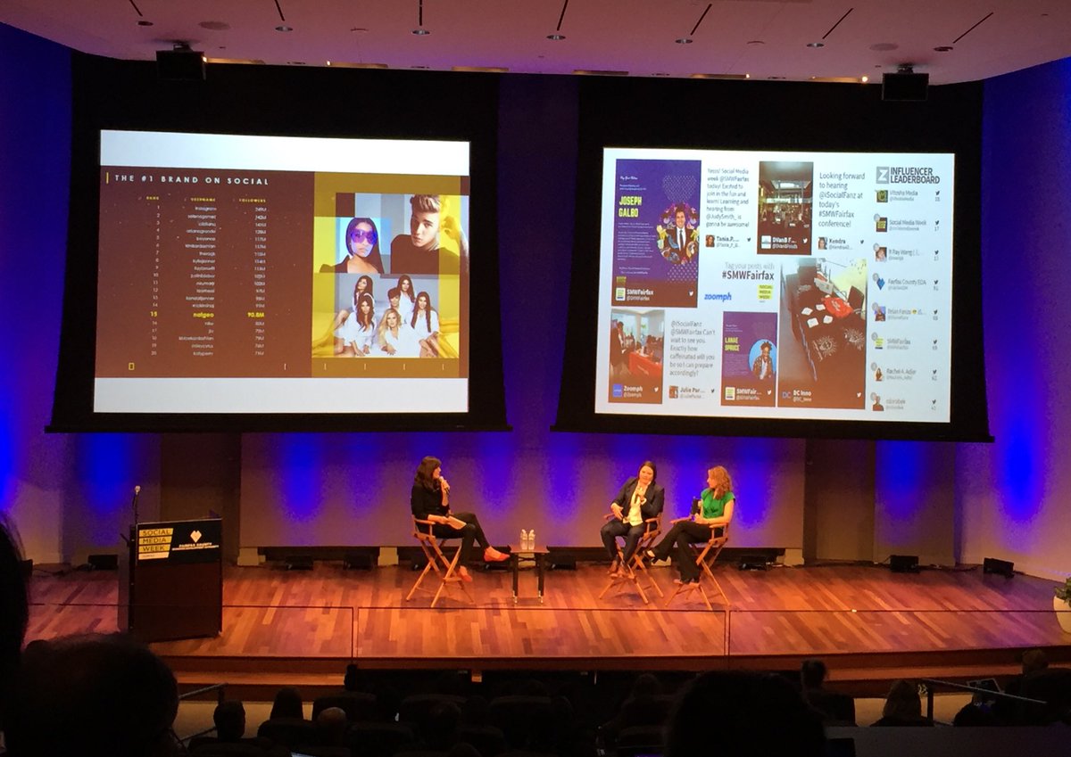 Always love hearing from the minds behind my (and the world’s) favorite brand <a href="/NatGeo/">National Geographic</a> #SMWFairfax