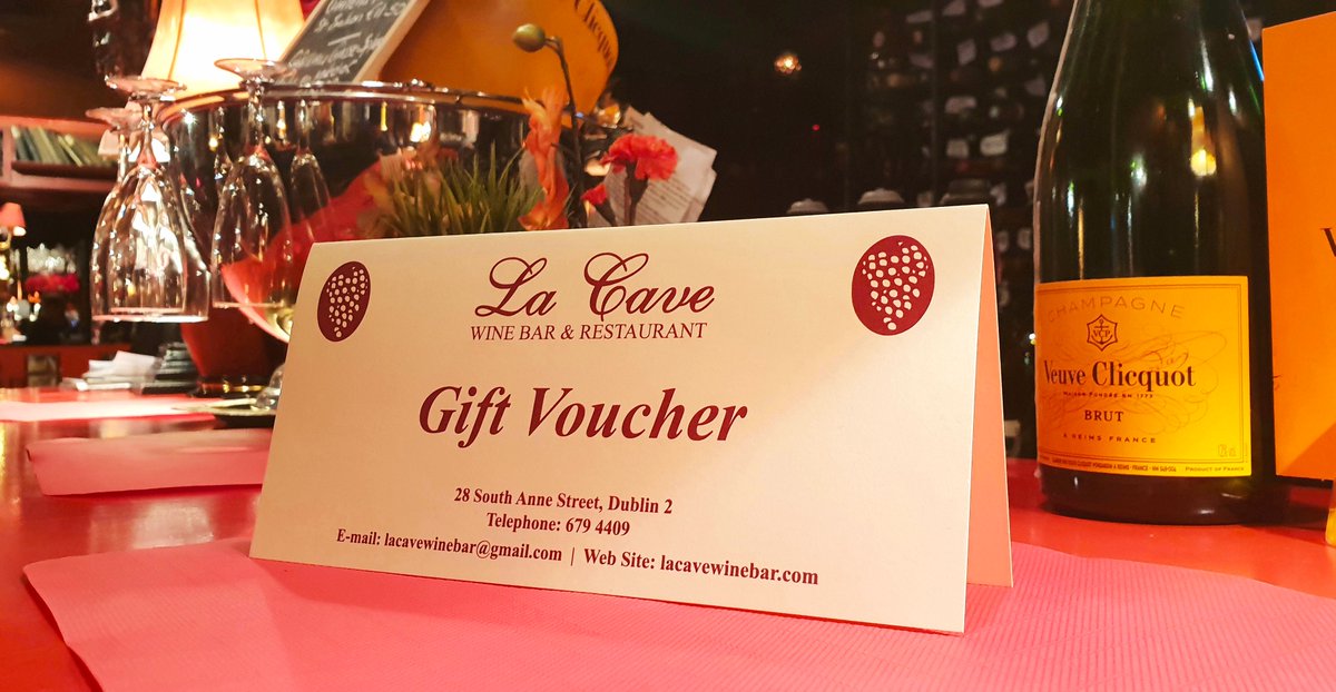 lacavedublin's tweet photo. Looking for a gift? Spoil someone you know with a La Cave gift voucher🎄🎁🎅🍾 https://t.co/XKZEGe41gh…/la-cave-wine-bar-gift…/ #LaCave #Restaurant #WineBar #Dinner #Lunch #EarlyBird #Dublin #ChirstmasIsNear #LovelyGift https://t.co/ybZ99Al2f4