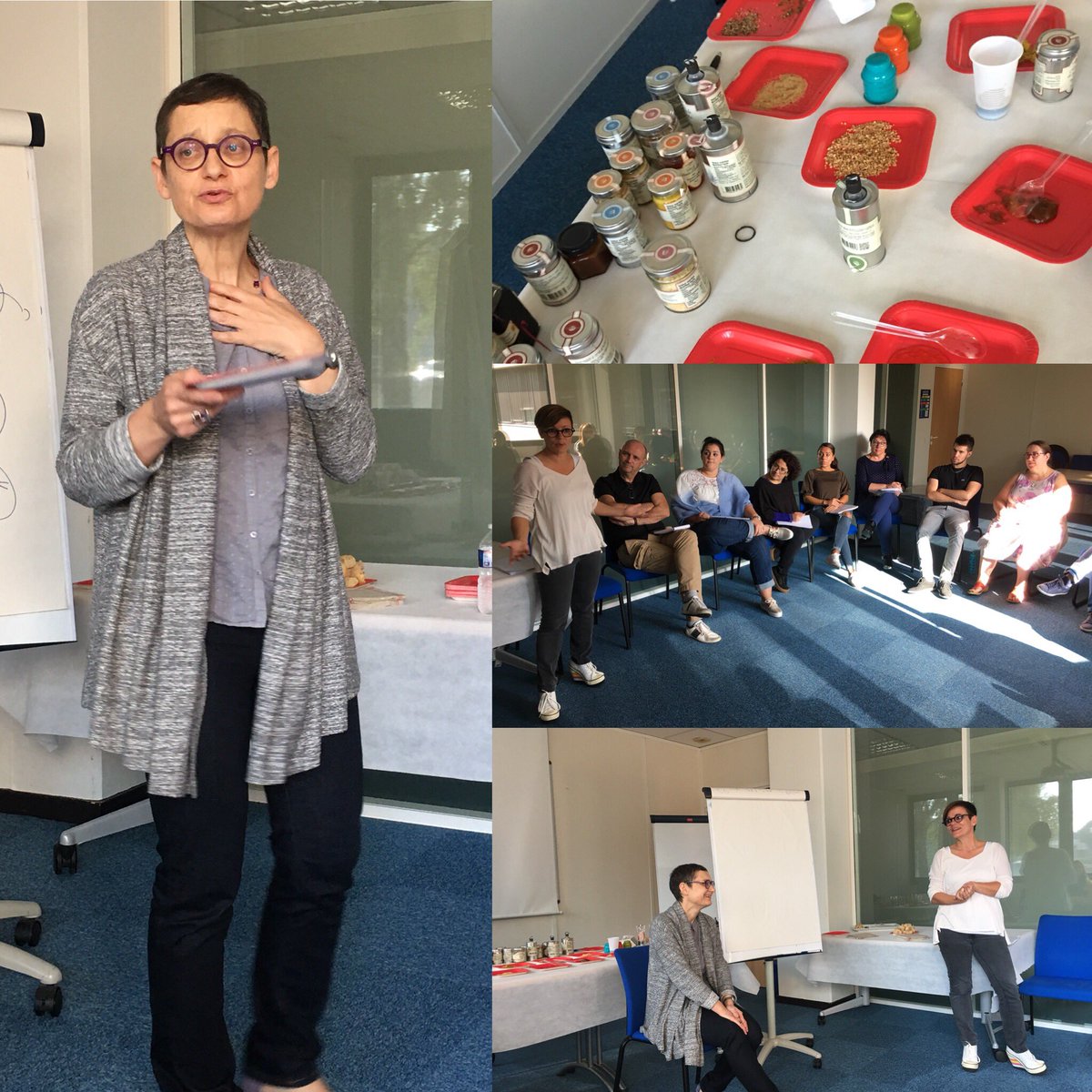 pprcxv's tweet photo. Merci à @ArianeGrumbach d’avoir partagé une nouvelle fois avec l’ensemble de l’équipe @pprcxv l’#artdemanger en #pleineconscience https://t.co/nhu8x9MbNe