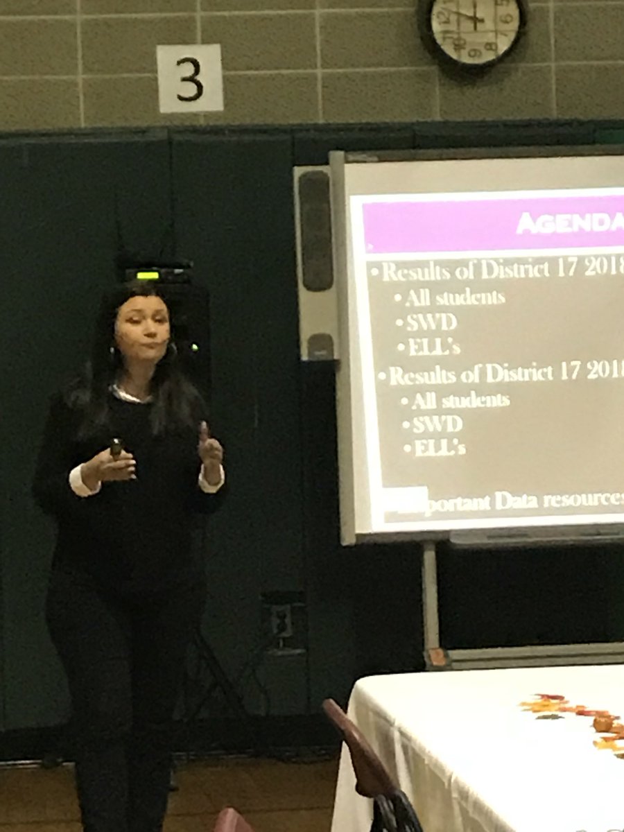 IClarenceEllis's tweet photo. During our State of the District School Leaders’ Meeting, Brooklyn South Instructional Director, Laura Kaiser, led a Deep Data Dive - analyzing changes in the state assessments.  This will guide our work as we move forward. @DOEChancellor @CWATSONHARRIS @bfreeskeewee https://t.co/WqxwKpCsy3