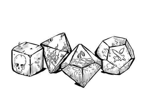 Featured image of post Dnd Dice Sketch For dungeons dragons players having the right polyhedral dice will make the game playable