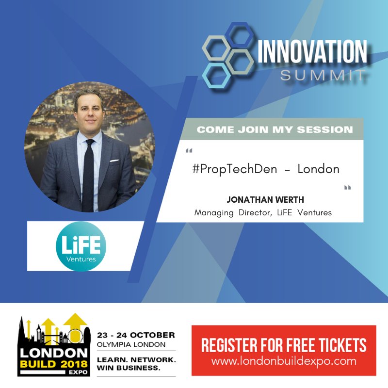 ScalarNorth's tweet photo. Come and join our MD Jonathan Werth at @LondonBuildExpo, hosting the @TeqDen #PropTechDen session, powered by @LiFEVenturesLDN. 6 great  #PropTech and #ConTech start-ups pitching for a shot at investment! Learn more: https://t.co/Qnwuu8NIKF 💡 https://t.co/ee1aOrvx8t