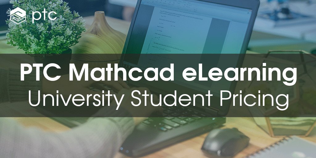 PTC_Education's tweet image. An easy way to learn new @PTC_Mathcad modules and techniques, this eLearning library includes 22 training courses covering beginning through advanced topics on Mathcad. Get your special student pricing today --&amp;gt; ptc.co/GNlo30mhzyy 

#Mathcad #eLearning #studentpricing