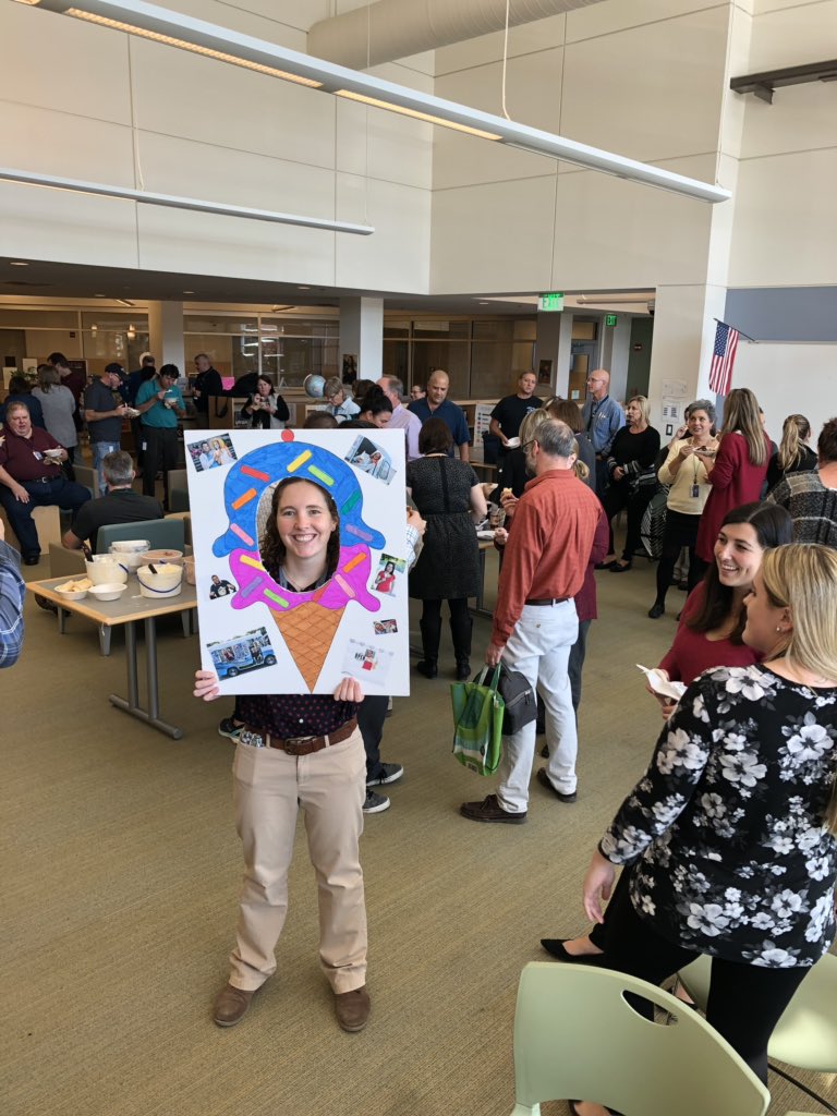 GansenBio's tweet photo. Had a blast at The 3rd Annual New Staff Social! It’s always fun to spend time with our new and veteran teachers! #icecreamsocial #toppingsfordays #ENSATS #33cherriesontop #sundaefunday https://t.co/oVWpDWAWXr
