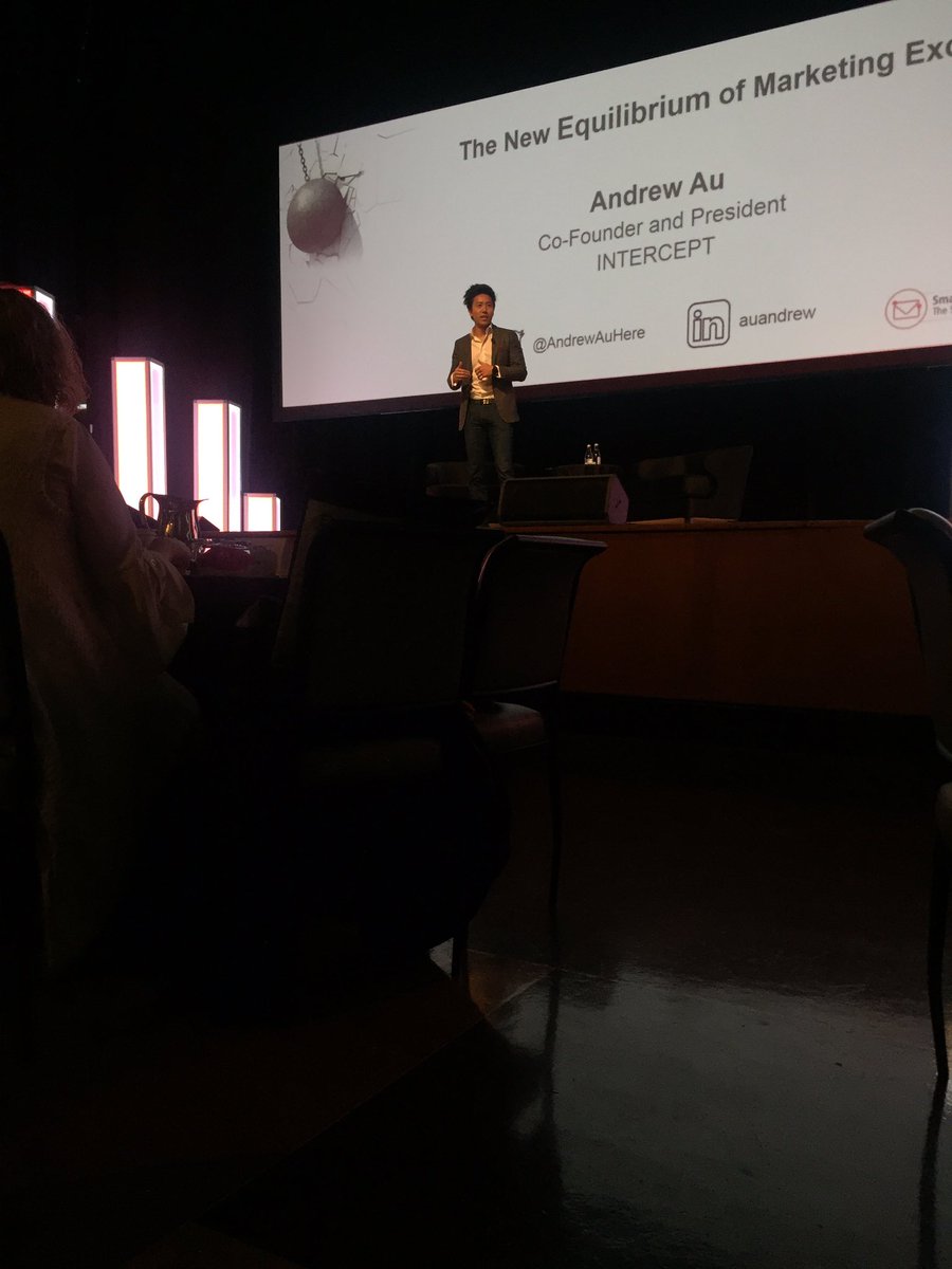 SolangeMarieM's tweet photo. @AndrewAuHere “The New Equilibrium of Marketing Excellence” at #TITB2018 @canadapostcorp https://t.co/W34UDf5DFl