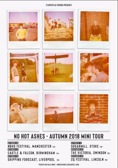 CastleandFalcon's tweet photo. Make sure you catch @nohotashesband on October 25th with @frankofraize @onlysunofficial @glasspeaksband 4 huge #indiemusic acts which are definitely the ones to watch this year!
Tickets: https://t.co/8dYA2UPIXd
#birmingham #livemusic #closeuptour https://t.co/Dgv533s4oX
