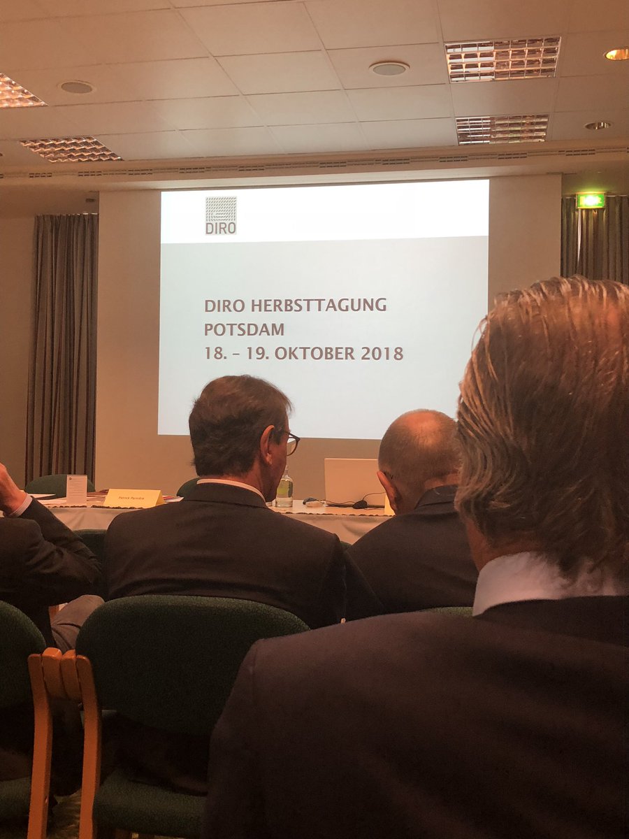 AlisonHubin's tweet photo. Herbsttagung der DIRO in Potsdam mit @KP_Actua ! #Zukunftsprojektdiro2020 #Kooperation #Technik #Digitalisierung #FitfürdieZukunft https://t.co/o71Oq0B7sV