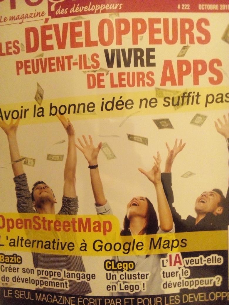 JrmeAndrey1's tweet image. Lecture de début de soirée. #programmez magazine des développeurs.