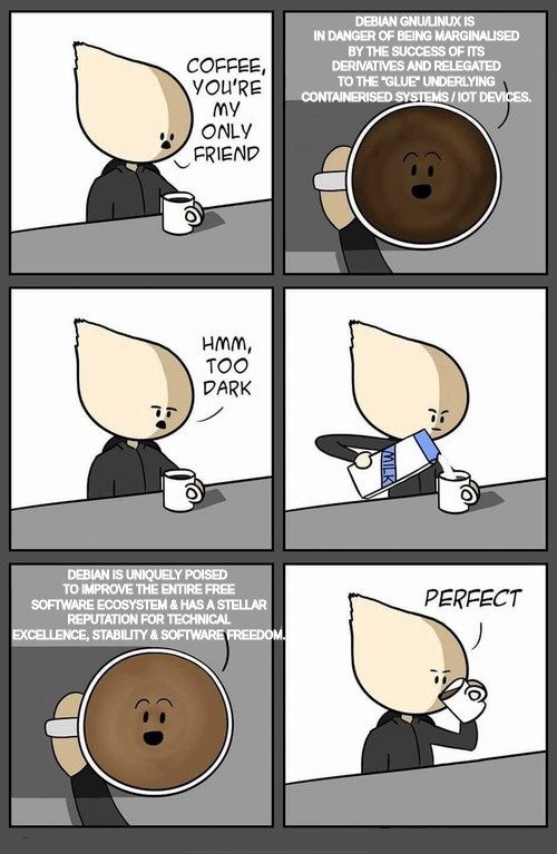 lolamby's tweet photo. Too dark, @Debian? https://t.co/DHS3glPLah