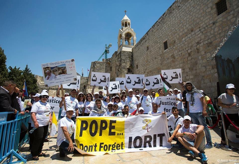 People of Iqrit don’t leave any chance to protest and demand their rights. They organized a yearly summer camp at the town to teach new generations about their cause. A group of youth decided to return and live in a small room next to the church, but Israel always harass them