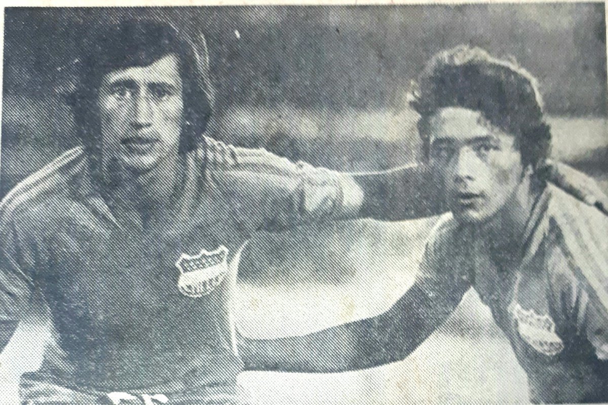 Antonio Ubilla on Twitter: "Barbosa y Cotto en CS Emelec 1975… "